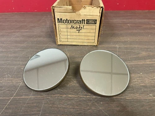 VINTAGE 1909-1927 FORD MODEL T BRASS CLAMP ON MIRRORS RAT ROD 1025