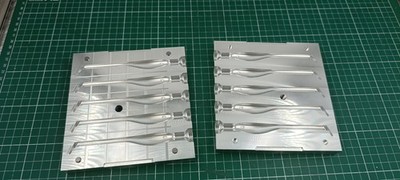 Moule En Aluminium CNC Pour Leurres Cocahoe Shad (x4) - Fabriqué En Serbie - Neuf