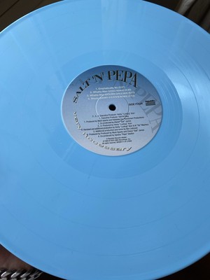 Salt N Pepa Very Necessary 30th Anniv 2LP Vinyl Blu Rare Blue Vinyl NM Hip Hop