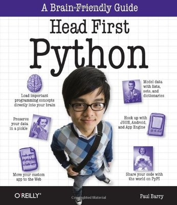 HEAD FIRST PYTHON: A BRAIN-FRIENDLY GUIDE By Paul Barry **BRAND NEW**