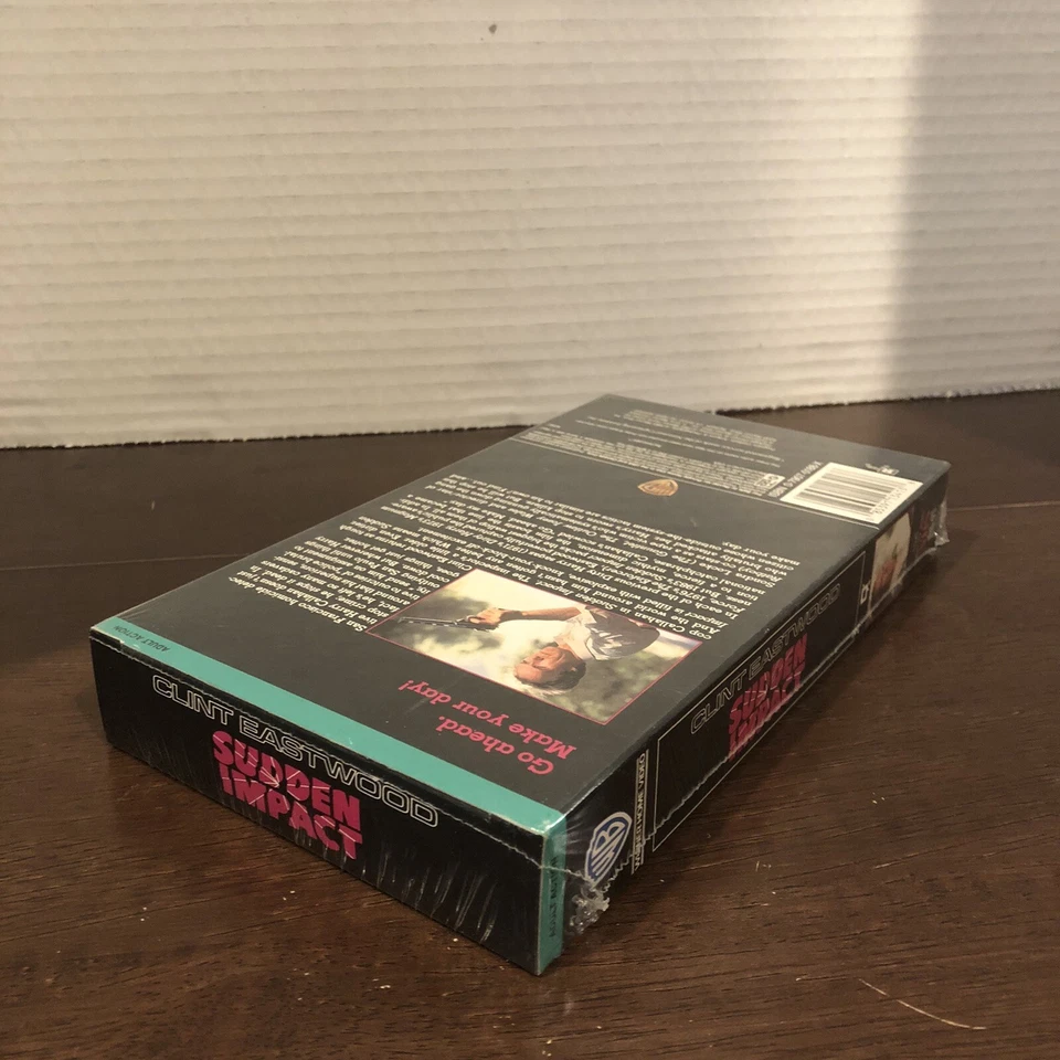 SUDDEN IMPACT VHS Tape Clint Eastwood Dirty Harry 4 Movie 1983 Sealed OOP NTSC - Image 3 of 4