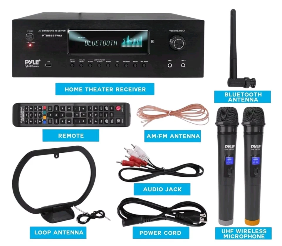 PyleHome PT888BTWM.5 Wireless Bt Streaming Receiver/Amp - Image 3 of 4