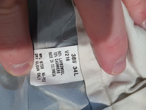 Nautica Dress Pants Tag 38Wx31L Wool Cashmere Blend - Picture 9 of 13