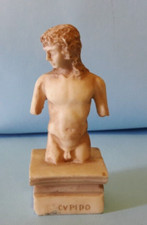 Scultura Vintage in Polvere di Marmo Agglomerato Resina Mezzobusto H cm. 11 