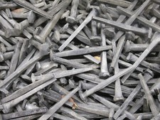 25 Rose Head Nails 2 Inch Decorative Wrought "PATINA" - Square Wrought head - 6d