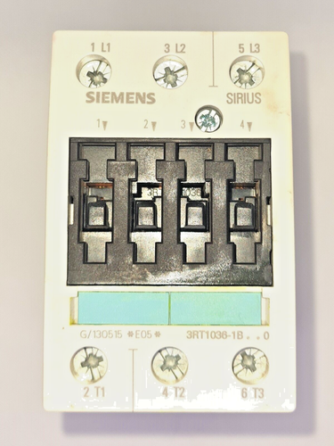 SIEMENS 3RT1036-1BB40 MOTOR STARTER - CONTACTOR - Picture 2 of 5