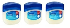 Vaseline 100% Pure Petroleum Jelly Original Skin Protectant, 1.7 OZ(Pack of 3)