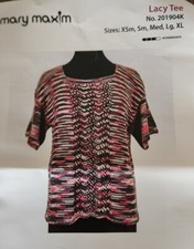Mary Maxim ~ LACY TEE ~ Knitting Kit ~ Premie...