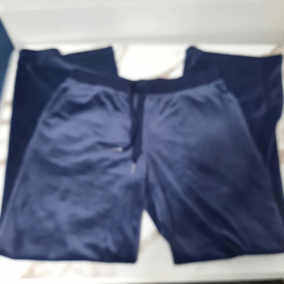 Pantalones de dormir Alfani pijama para mujer talla S terciopelo púrpura pierna ancha Foto 2 de 4