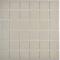 Keramikmosaik Grau Matt Fliesenspiegel Dusche KüChe 14-2411 | 10 Mosaikplatten
