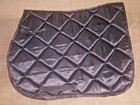 EQUESTRIAN HORSE RIDING SOFT FULL SADDLE PAD CLOTH NUMNAH WITH FLEECE LINNING