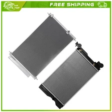 Aluminum Radiator and AC Condenser Cooling Kit For Toyota For Corolla 09-14 15