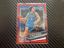 🔥Josh Giddey: 2023-24 Donruss Optic (Red /99) *SSP*🔥