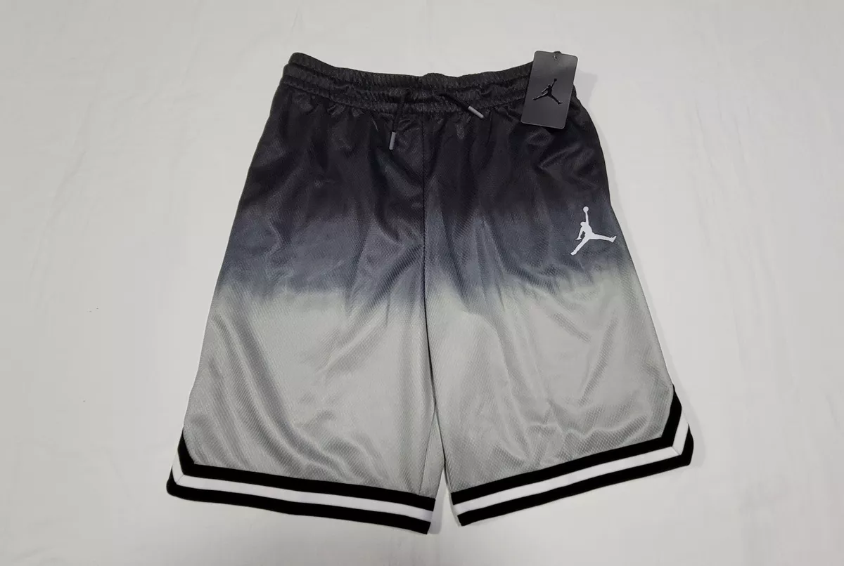 Jordan Youth Boys Ombre Mesh Shorts 95B527 M19 Gray Black size XLarge