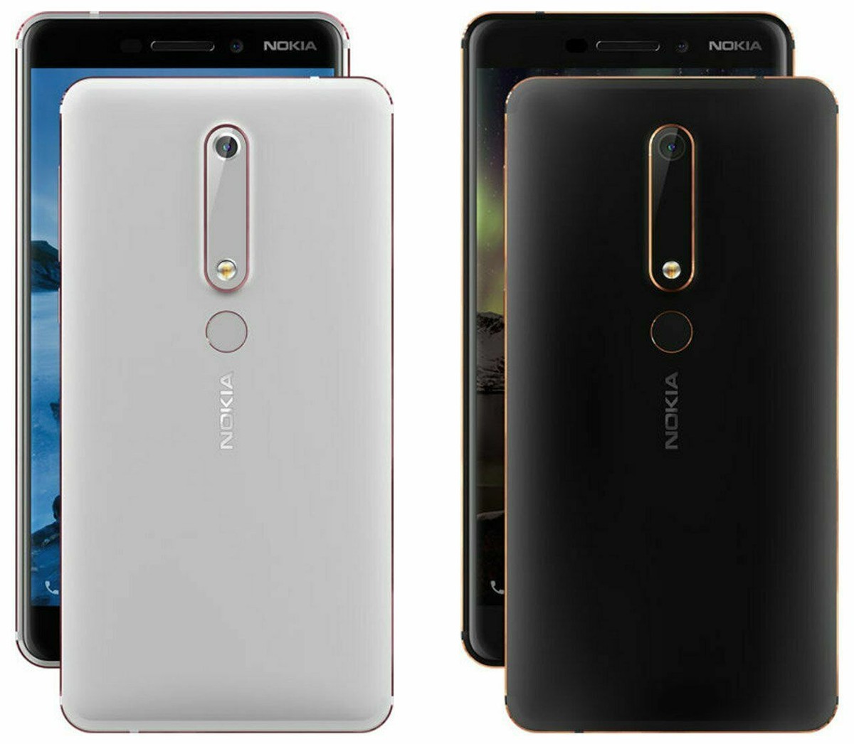 Nokia 携帯電話 ゴールド/ホワイト 本体 Nokia 6.1 - 32 GB - White (Unlocked) for sale online | eBay