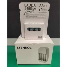 LADDA AA Rechargeable NiMH Battery 2450 mAh AA, STENKOL 494.196.47 49419647