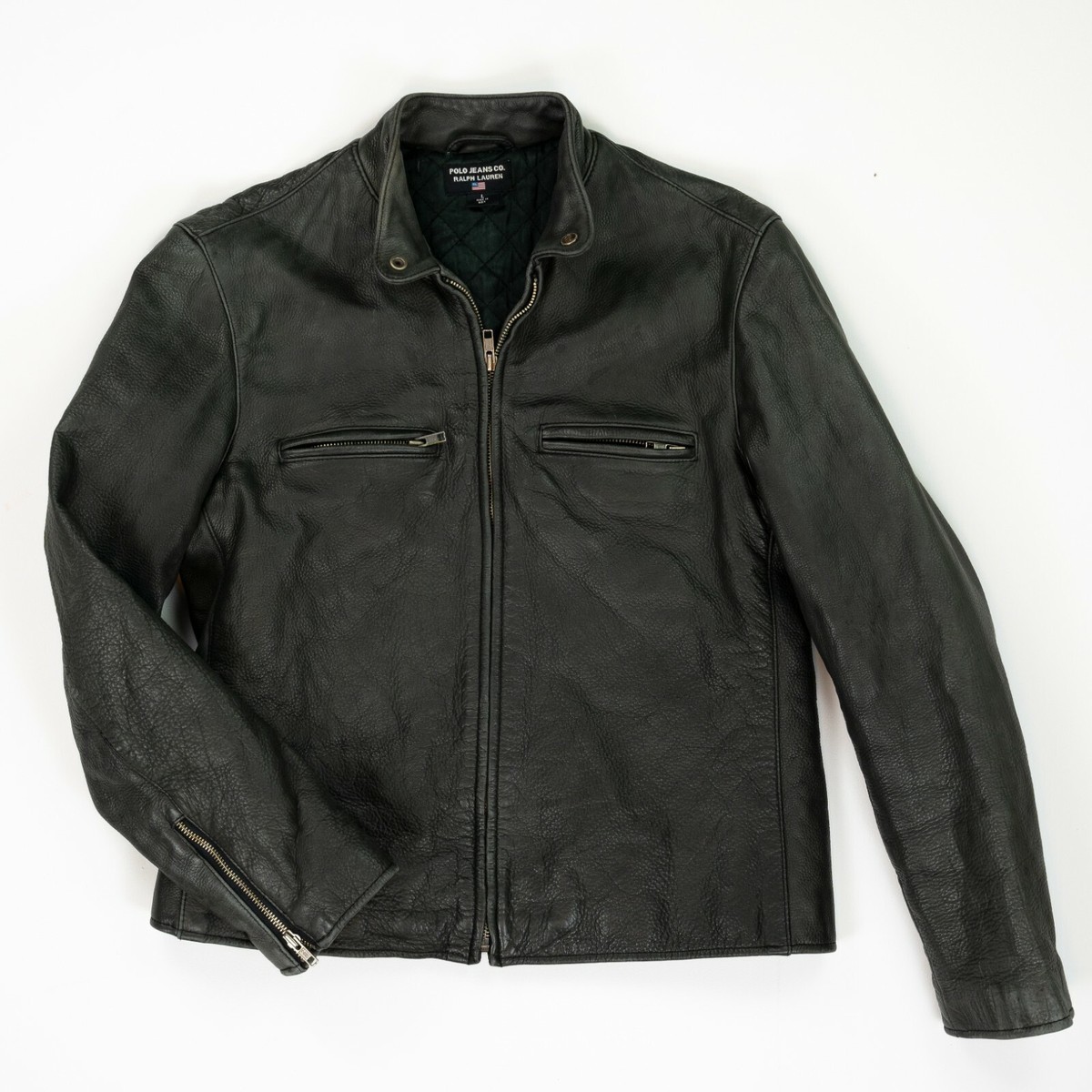 Women's Ralph Lauren Polo Jeans Co (L) Cafe Racer Motorcycle Women's Ralph Lauren Polo Jeans Co (L) Cafe Racer Motorcycle