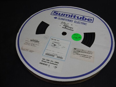 APPX 80FT Sumitomo Sumitube R10 1/4'' Black Shrink Tube M11
