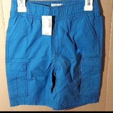 Boys shorts Children's Place pocket shorts size 6 color blue, 100 cotton, new  