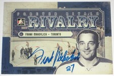 FRANK MAHOVLICH SIGNED 12-13 ITG FOREVER RIVALS RIVERALRY CARD AUTOGRAPH AUTO!!!
