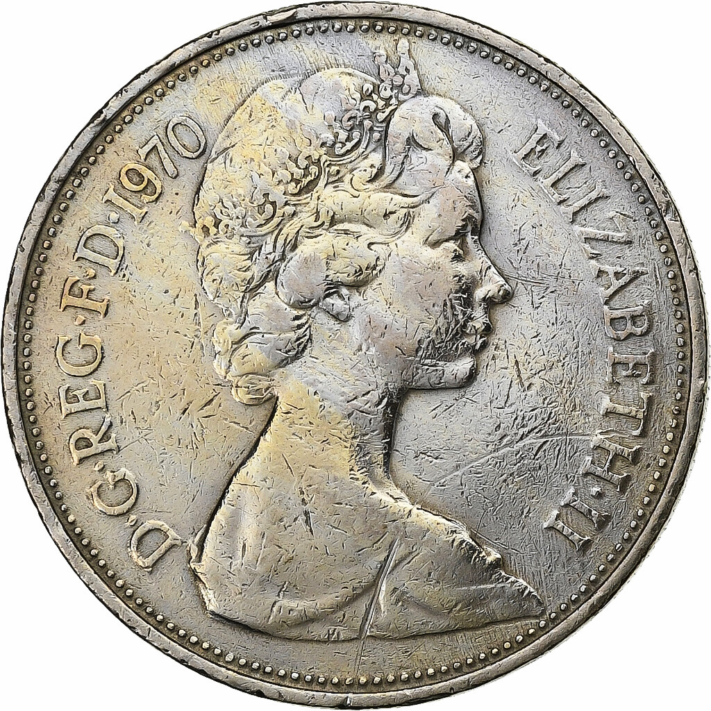 英国セット1970年　他2セット 1164813] Great Britain, Elizabeth II, 10 New Pence, 1970, Copper