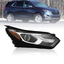 Passenger Right Headlight Headlamp Halogen w/LED DRL For 2018-2020 Chevy Equinox