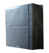 50 Refill Binder Sleeves for DVD Blu-Ray Movie Storage case replacement Black