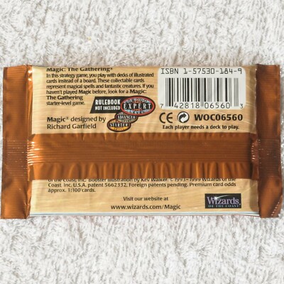 MTG URZA'S DESTINY Sealed Booster Pack from Box - Magic - Urza's