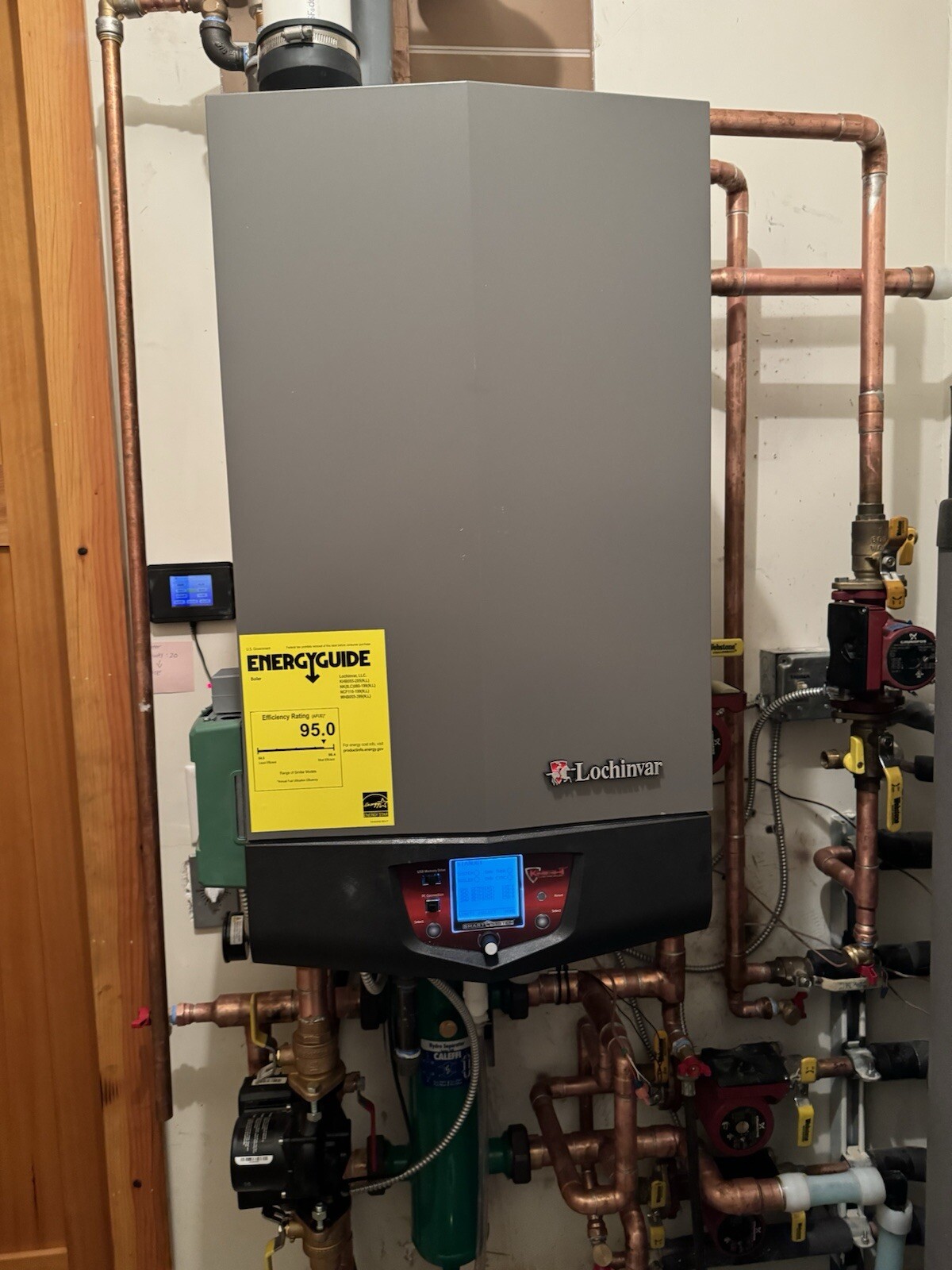 Lochinvar Wall Hung Furnace Lochinvar WHB285N Water Boiler