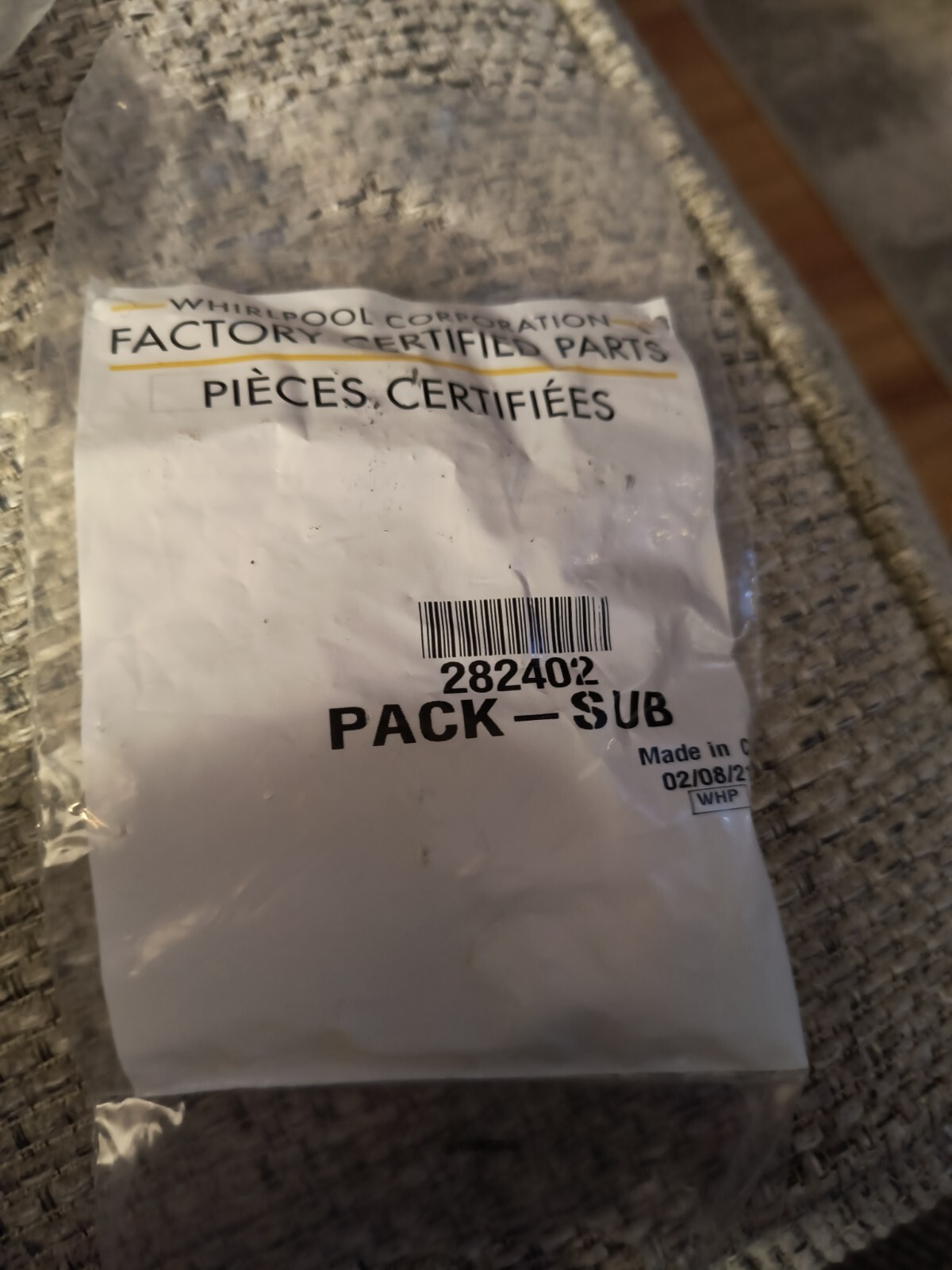 Whirlpool W11255805 OEM Refrigerator Compressor Relay 282402-image