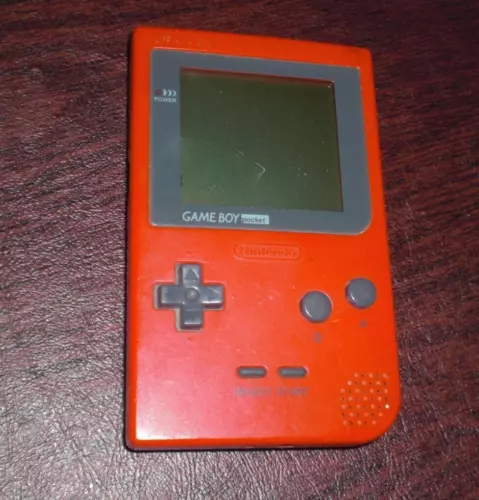 Original Nintendo Game Boy Pocket Console System TESTED ScreenLine Bat Cover
