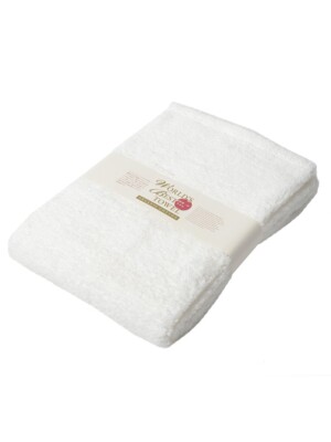 Imabari Bath Towel 100% Cotton Pure Type b 27inch x 55inch White Organic Cotton