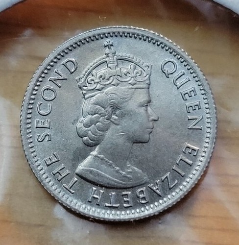 1961 (BU) Malaya & British Borneo 5 Cents World Coin - Picture 2 of 2