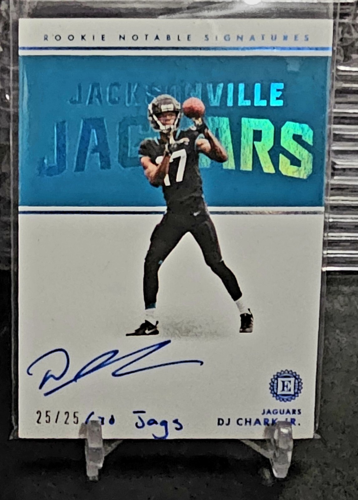 DJ Chark Panini Encased Scripted Signatures #DC Base
