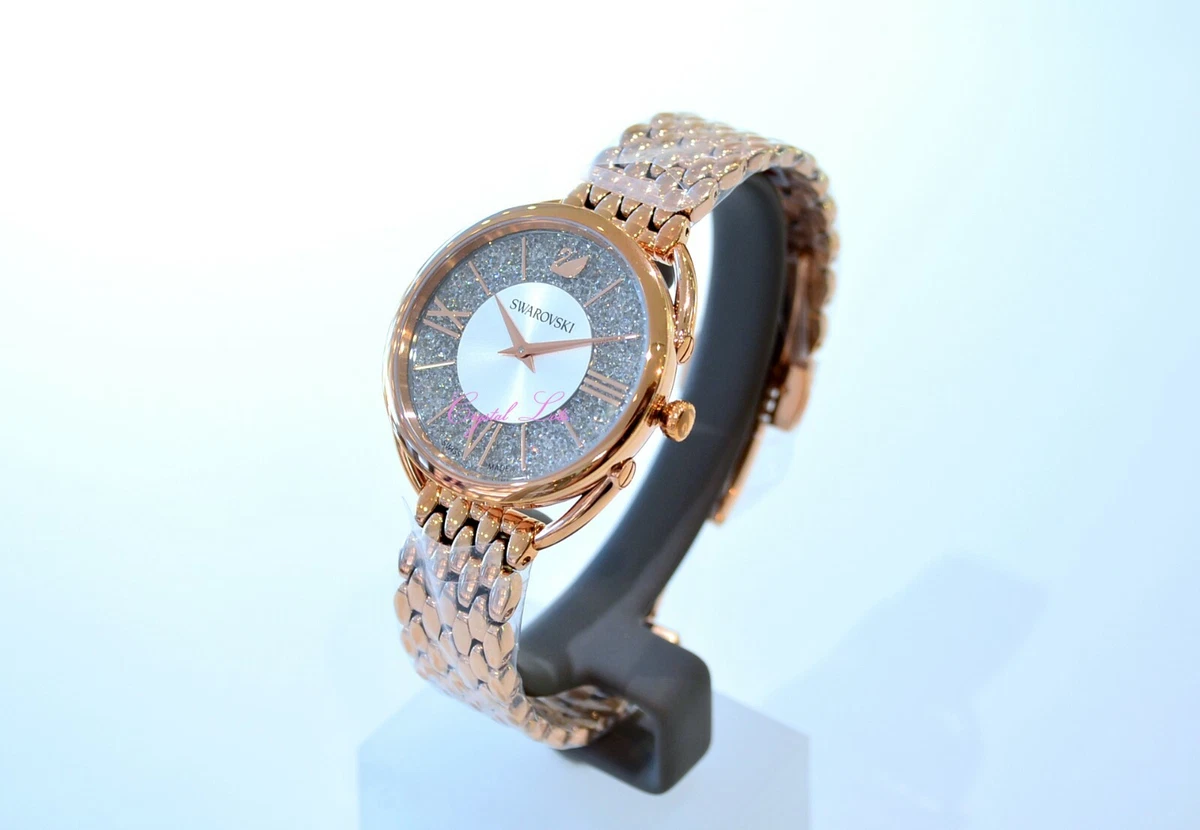 Swarovski Authentic Crystalline Glam Rose Gold Watch 5452465 Brand