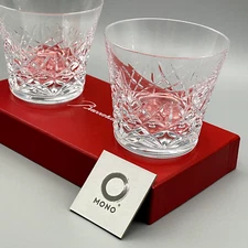 Baccarat 2025 Aria Tumblers Set of 2 Rock Glass NEW In Box from Japan