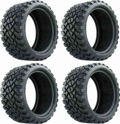 Set of 4- 23x10-R15 GTW Nomad Steel Belted Radial All Terrain Tire for Golf Cart