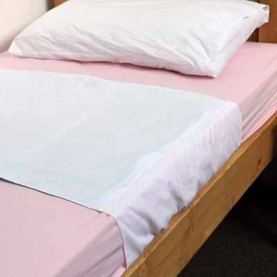 INCO-CARE Community White Washable Stay Dry Pad 70 x 85 cms With Tuck In Flaps Twin pack