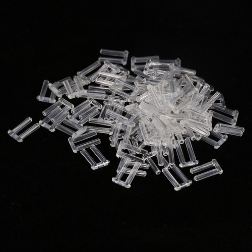 100pcs New Plastic Compression Sleeves For Rimless Glasses Accessories Tools - Picture 3 of 14