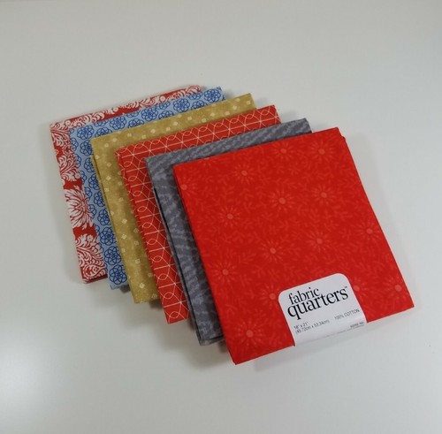 Lot of 6 Fat Fabric Quarters Bundle JoAnn Stores 18" x 21" 100% Cotton - 第 9/9 張圖片