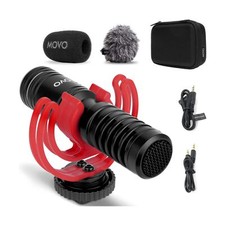 Movo VXR10-PRO External Video Microphone for Camera with Rycote Lyre Shock Mo...