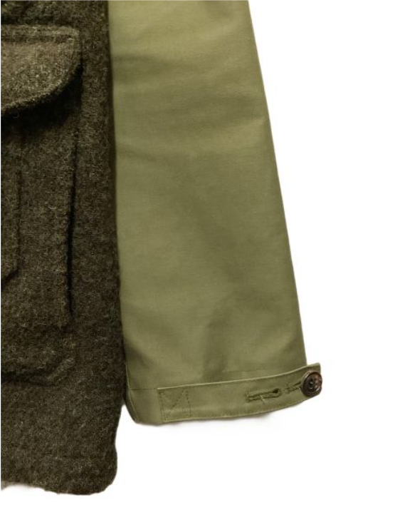 Nigel Cabourn HARRIS TWEED CAMERAMAN Jacket Coat Green Khaki Men's