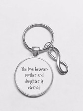 The Love Between Mother And Daughter Is Eternal Gift Keychain