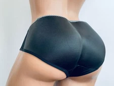 SEXY Padded Molded Butt Enhancer Shapers Briefs Panty FAKE ASS Pop Booster XS-L