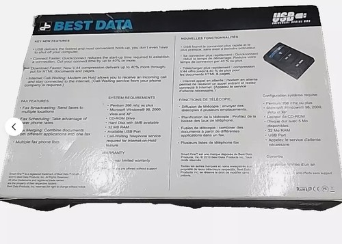 Best Data 56K Dial-Up USB Modem 56US - Afbeelding 2 van 2
