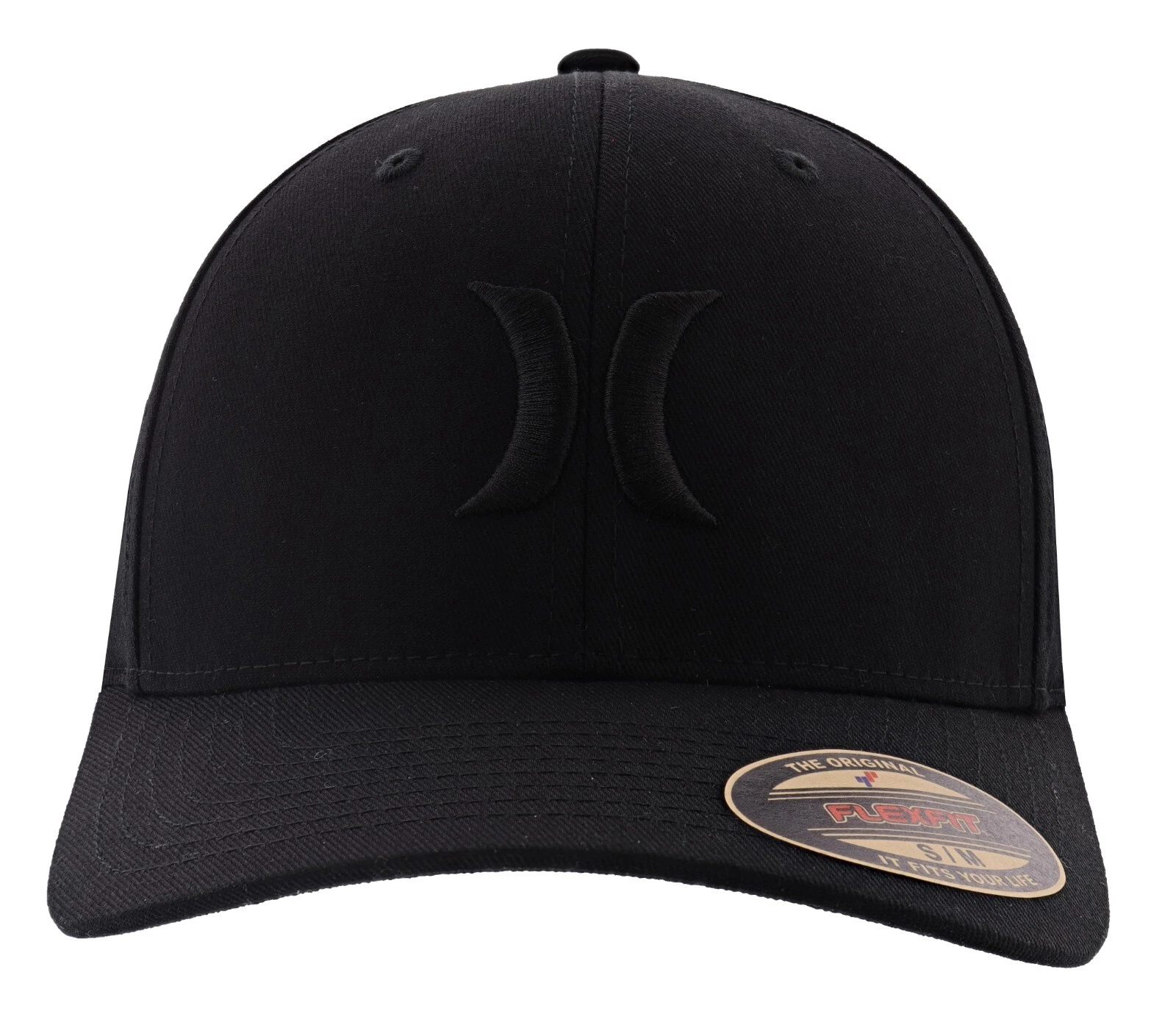 HURLEY MEN'S ONE & ONLY FLEXFIT HAT BLACK / BLACK