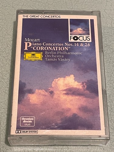 Mozart - Piano Concertos Nos. 14 & 26 - Audio Cassette Tape Album - 1979 Polydor