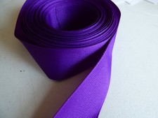 Ribbon True Purple 1 1/2" Grosgrain bows crafts lanyards 5 Yards