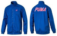 PUMA Blue Color Block Track Jacket -Front Zipper- Men's 2XL XXL New with Tags
