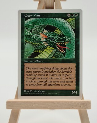 Craw Wurm Fifth Edition (5ED) Magic Karte MTG (Tatzelwurm)